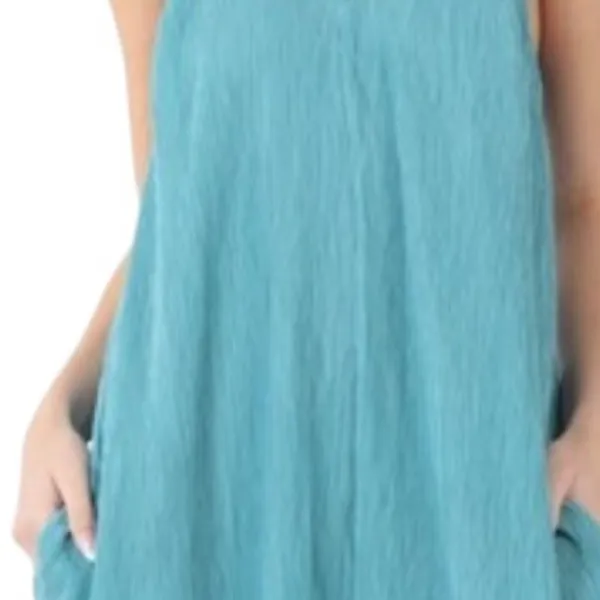 Sleeveless Pleated Wide Leg Jumpsuit w/ Pockets, never worn NWOT - Image 3