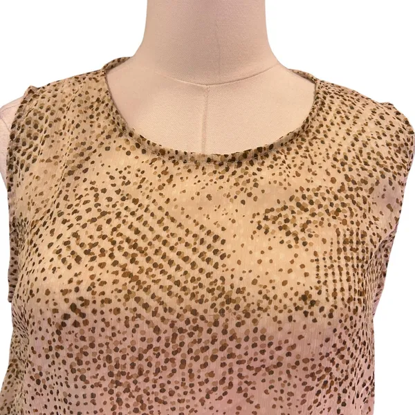 Blue B Feathered Snakeskin Crop Top Edgy Fairy Goth NWT SZ LG Sleeveless Sheer - Image 2