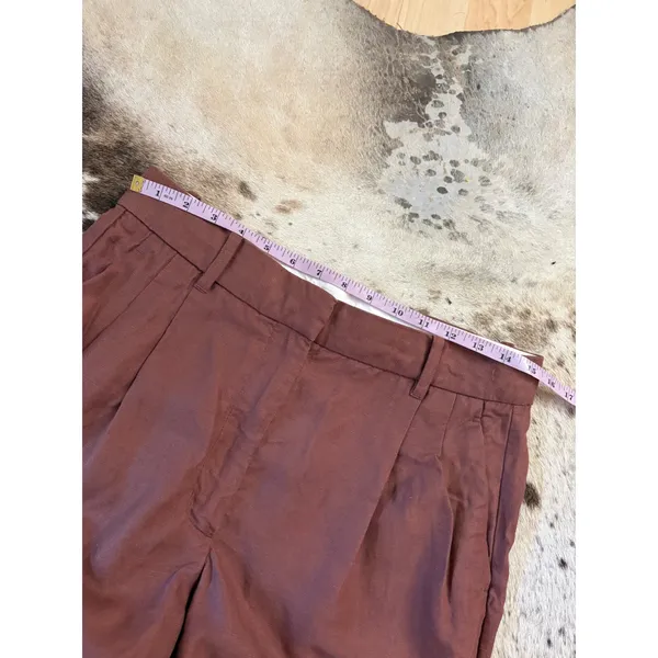 ARITZIA Wilfred The Effortless Short Linen Blend Long Size 10 - Image 7