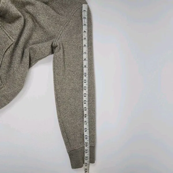 Lauren Ralph Lauren Sweatshirt S Heather Gray Hoodie Full Zip Cotton Blend VTG - Image 8