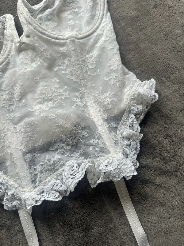 vintage corset White Size 32 C - Image 3