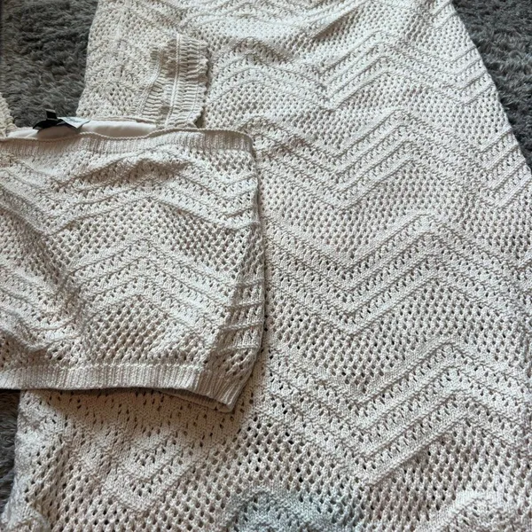 Freshman 1996 2 piece crochet‎ set L Size L - Image 9