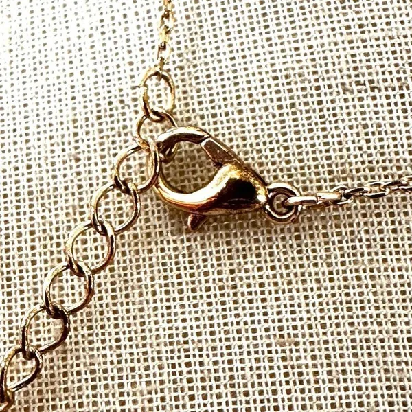 Gold tone Sun and Moon Disc Necklace - Image 6