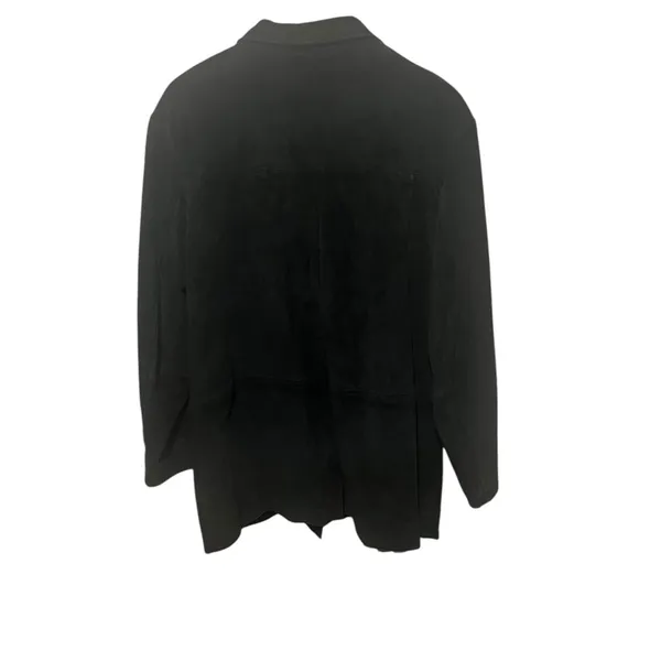 ISZ Leathers Emerald Green Suede Leather Jacket Women’s Size XL Washable - Image 2