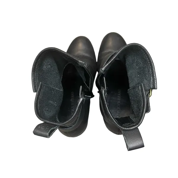 Lucky Brand Orenzo Ankle Moto Boots Black Leather Women's Size 6 - Image 7
