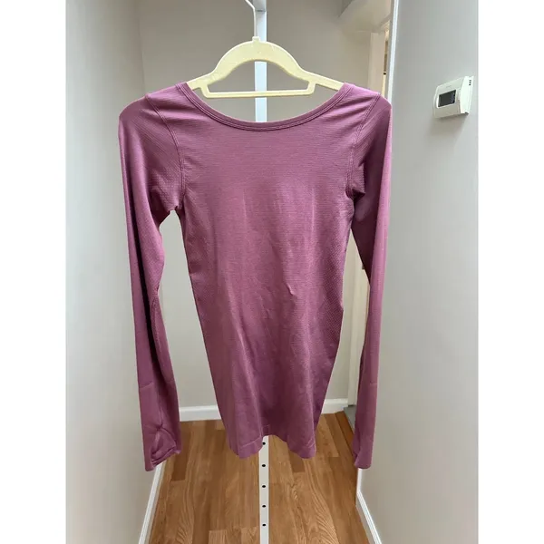 Lululemon Swiftly Speed Long Sleeve *Flow Plumful size 2 - Image 4