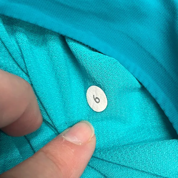 Lululemon athletica womens 1/4 quarter zip pullover popover jacket size 6 Teal - Image 2