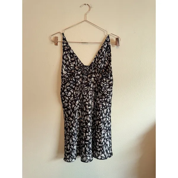 Free People Hang On Halter Printed Slip Dress in Night Combo Women’s Size M‎ - Image 3