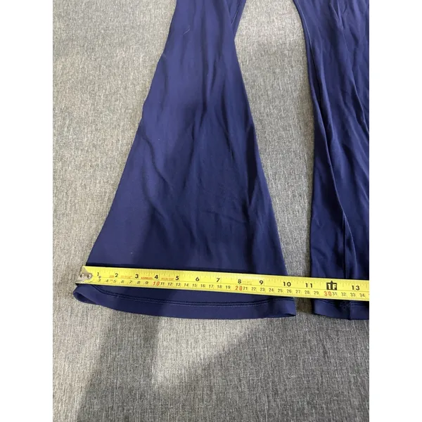 Offline By Aerie Women High Rise Real Me Flare Navy Blue Cross Over Stretch Sz S - Image 4