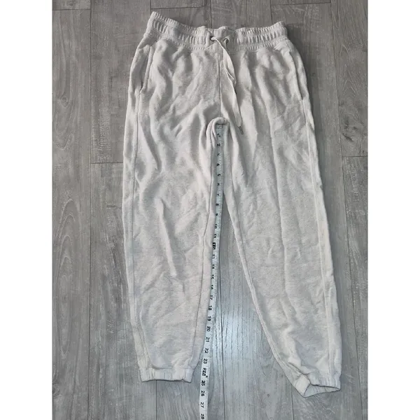 aerie Light Gray Sweatpants  Drawstring Joggers Xs - Image 2