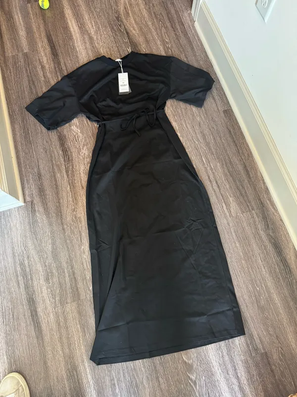 Black Work Dress Charcoal - Image 3