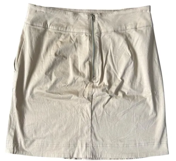 B.young Khaki Mini Skirt | 36 / 6(US) Tan - Image 2
