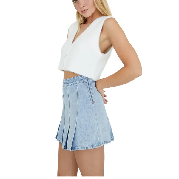 Pacsun🦎Pleated Denim Skirt🌵 - Image 2
