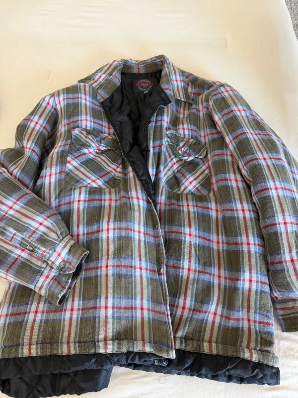 Vintage plaid jacket Multiple Size XL - Image 2