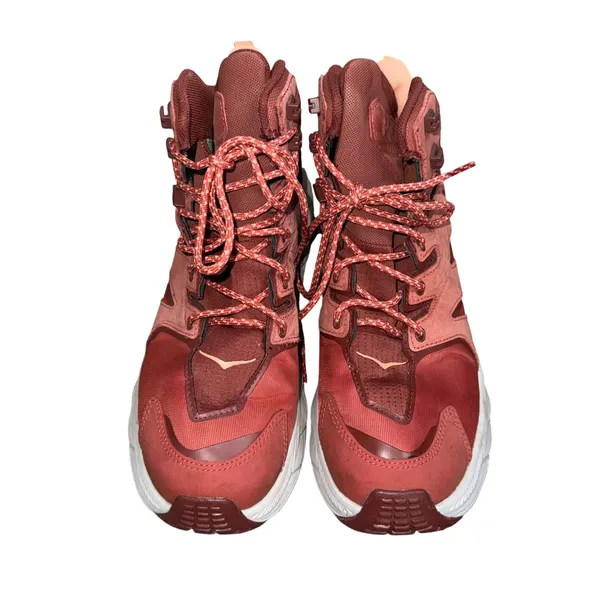 Hoka Anacapa Mid GTX Women 8B Hot Sauce Red Good Waterproof Hiking Boots 1119372 - Image 2