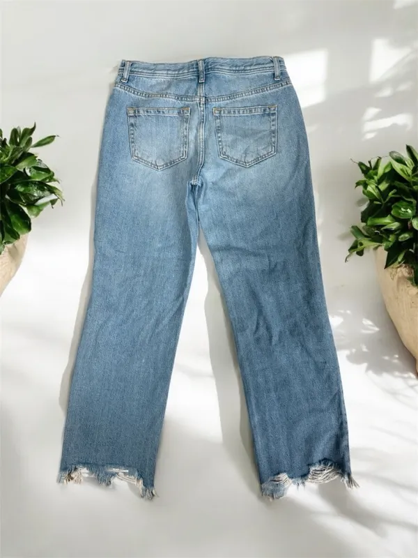 Free People We the Free Maggie Straight Leg Jeans Size 26 - Image 3