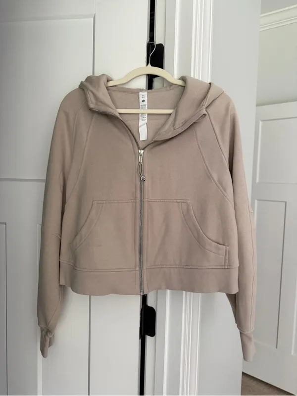 Lululemon Scuba Oversized Full-Zip Hoodie Tan Jacket‎ sheer oak - Image 2