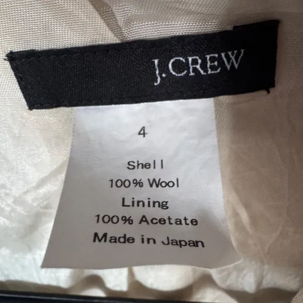 J. Crew Wool Blazer Size 4 - Image 3