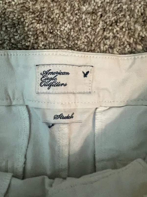 Vintage American Eagle Cream Shorts - Image 2