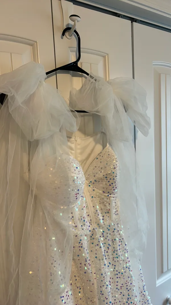 White Dress Size M - Image 2