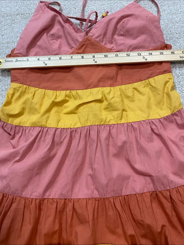 Tiered Colorblock Maxi Dress - Image 11