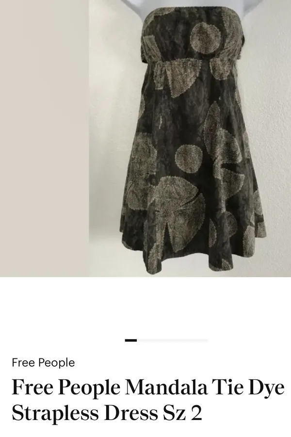 Free People Mandala tie dye dress - Image 8