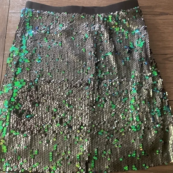Lucy Paris Green & black Sequin mermaid scales skirt mermaid core 🧜‍♀️ - Image 4