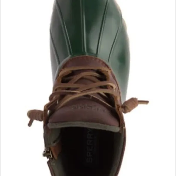 Sperry saltwater tan/green boots‎ - Image 4