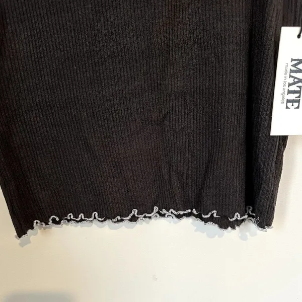 NWT MATE the Label Black Raylin Mockneck Tank - S/M - Image 6