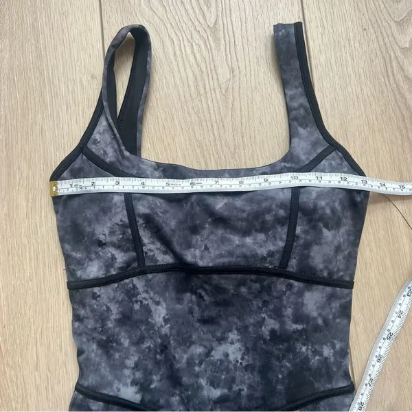 Fabletics NWT Frame PowerHold Black Patterned Jumpsuit Size XS Active Leggings - Image 13