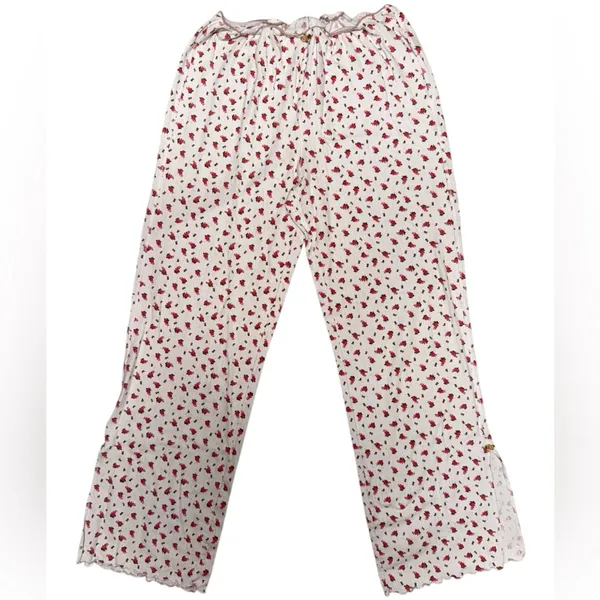 Free People Fresh In Love Floral Lounge Pants Size Medium - Image 4