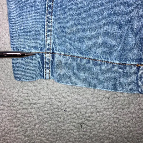 Wild Fable High Rise Cargo Jeans 6 28X30 Blue Streetwear Wide Leg Utility - Image 5