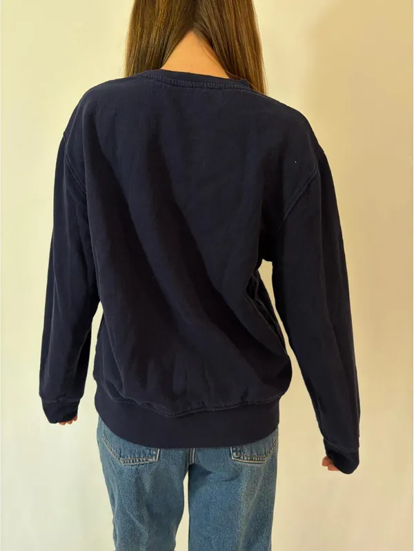 Navy Blue Ranch Bottle Funny Crewneck Oversized Sweatshirt - Image 9
