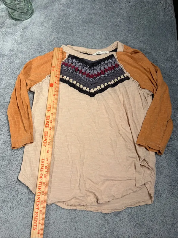 Free people we the free spring bound crochet top calm sand combo small - Image 7