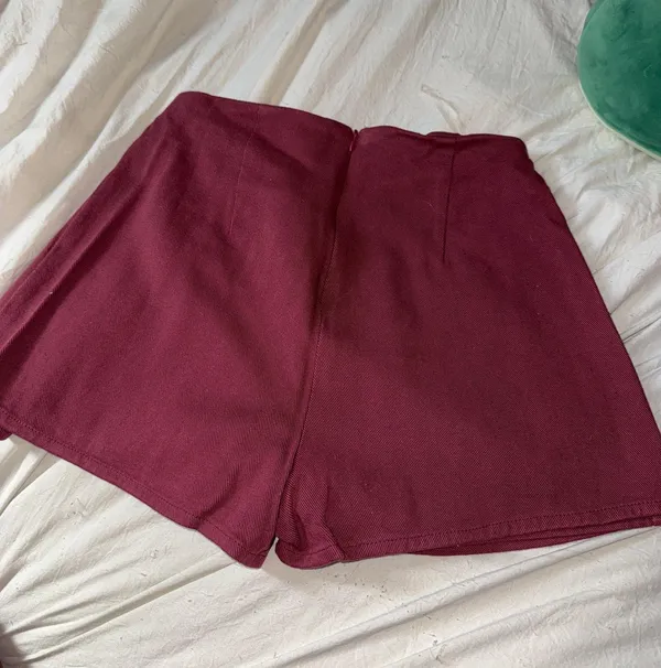 Blue Blush Maroon wrap skort - Image 2