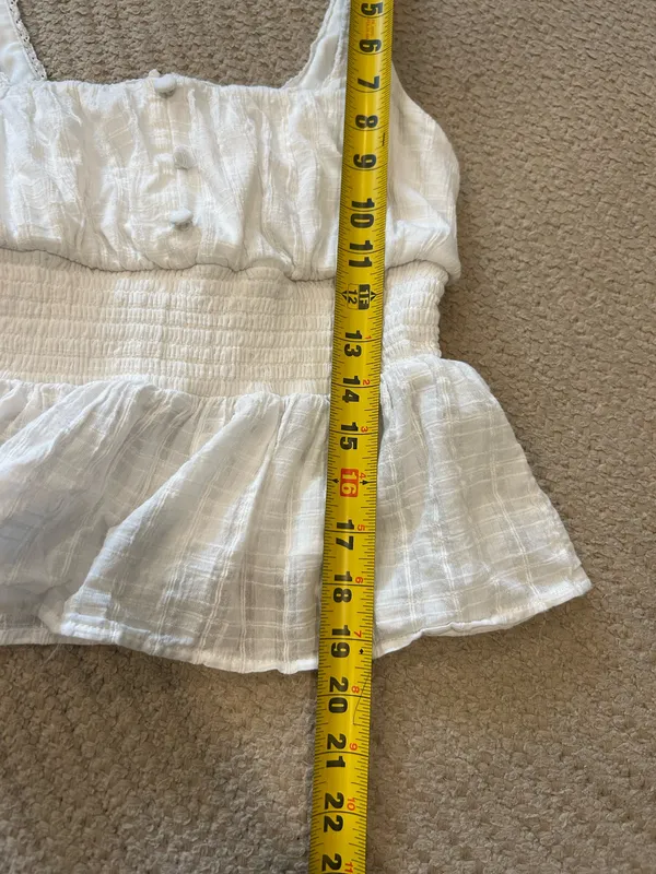 Francesca's NWT white tank top - Image 9