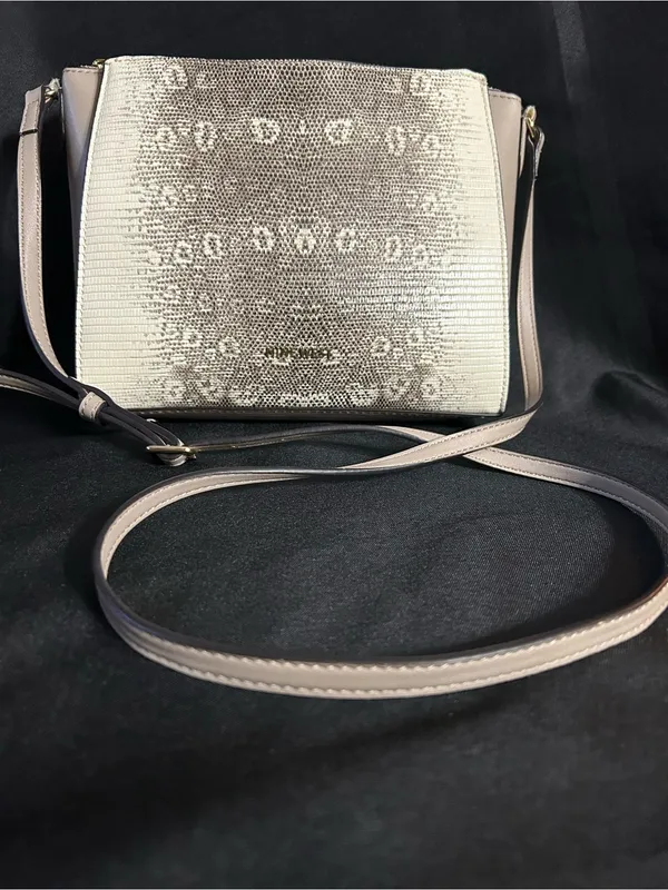 Nine West Women’s Taupe & Cream Crossbody Shoulder Bag - Image 2