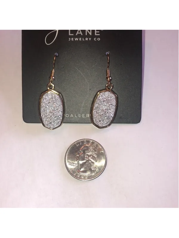 Jasmine Lane Gold Tone and Silver Tone Dangle Drop Boho Earrings - Image 4