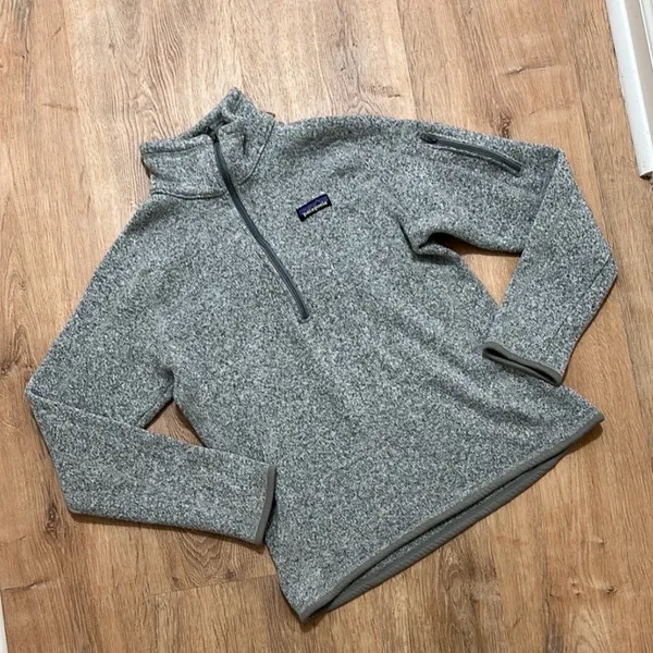 Patagonia | Women's Full Zip Fleece Jacket Gray Heather Better Sweater, Size S/M - Image 3