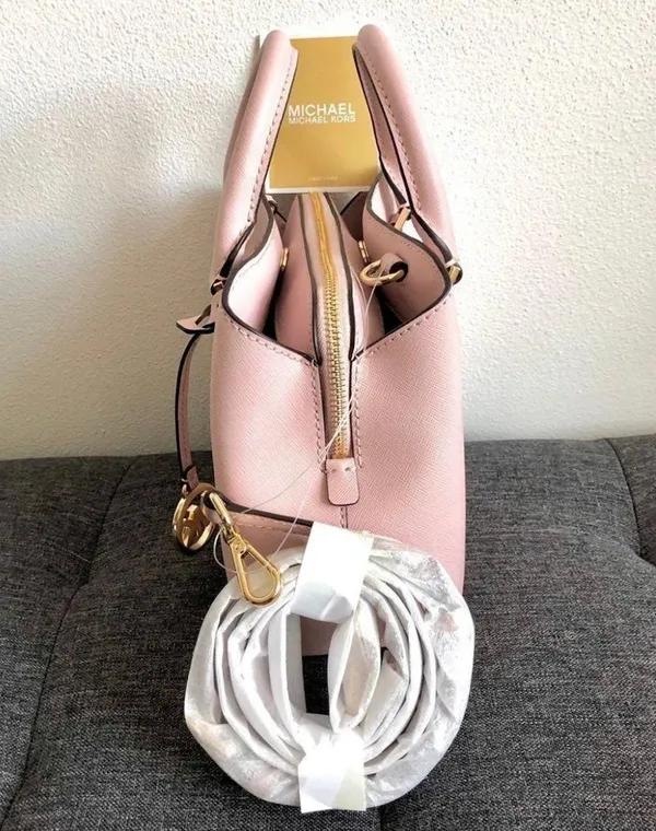 Michael Kors Savannah Saffiano Small Satchel New! - Image 5