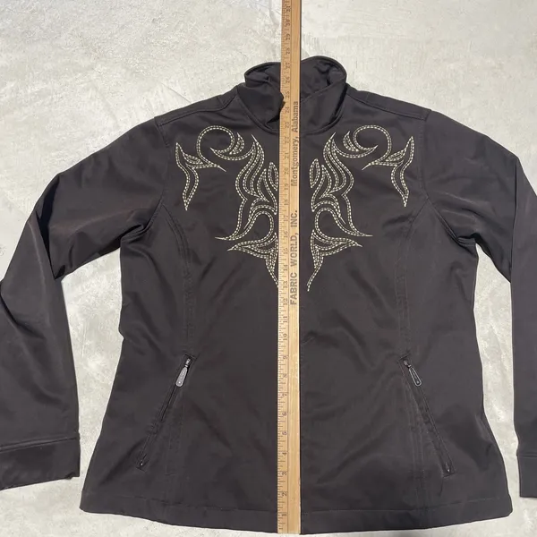 Ariat Jacket Women's SZ XL Full Zip Cowgirl Softshell Jacket Western Rodeo - Image 6