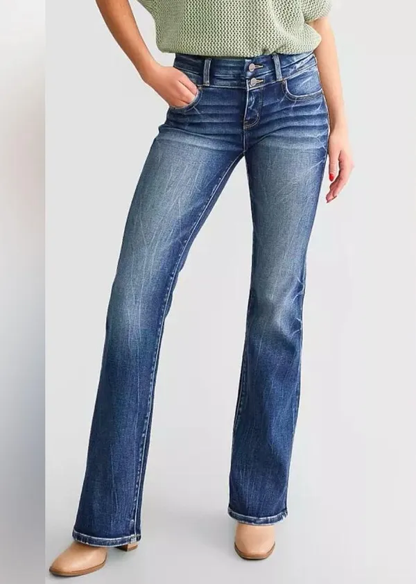 Black Women’s Boot Cut Jeans - Image 5