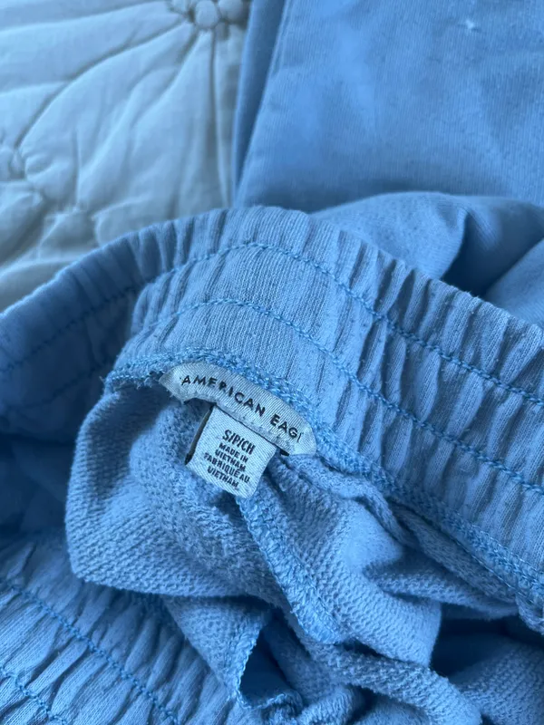 American Eagle Light Blue Sweatpants - Image 3
