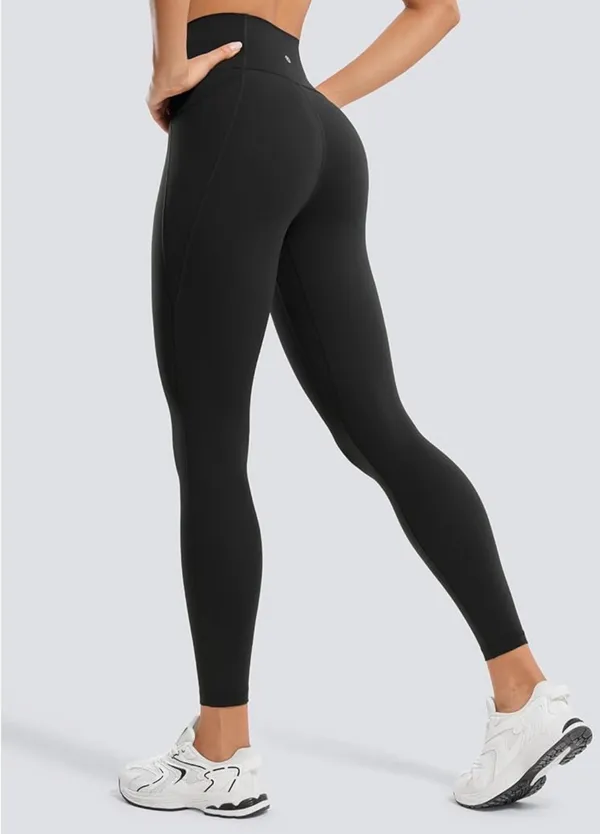 CRZ YOGA Butterluxe Workout Leggings Pockets 25'' - High Waisted Gym Womens Yoga Pants Buttery Soft - Image 3