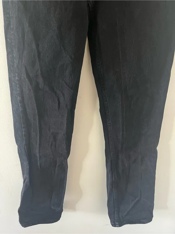 Abercrombie The 90s Straight Ultra High Rise Jeans 28 6 Black Minimalist Capsule - Image 3