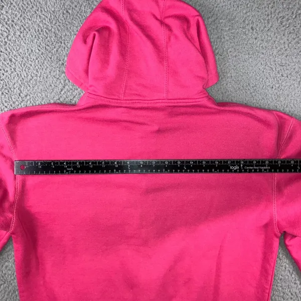 Y2k Retro Nassau‎ Bahamas Zip Up Hoodie Women M Pink Graphic Fleece Sweatshirt - Image 8