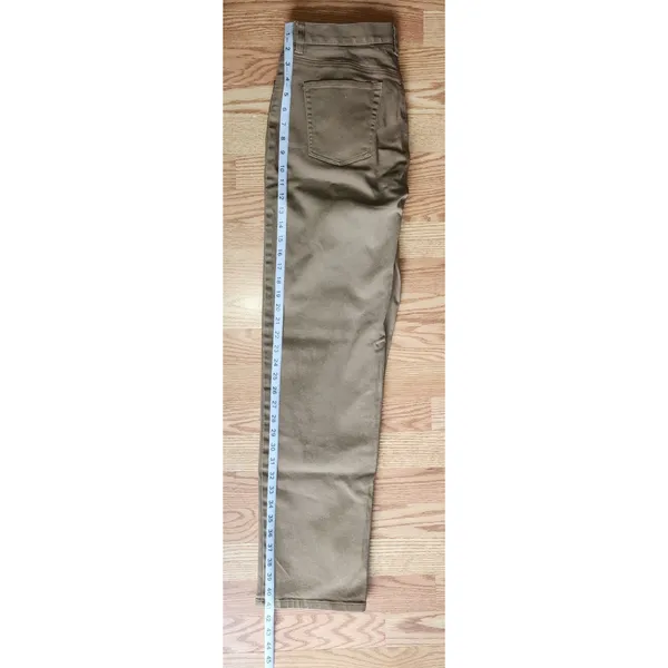 Lauren Ralph‎ Lauren Womens Straight Leg Pants Tan Khaki Stretch 12 - Image 10