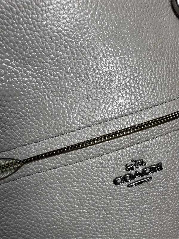 Coach Prairie Leather Satchel Handbag Purse - Image 9