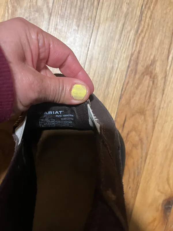 Ariat Golden Metallic Slip-Ons | Size 6 - Image 7