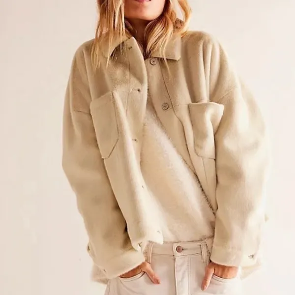 Free People S We the Free Cozy Swing Opal Jacket in Faux Fur - Image 2